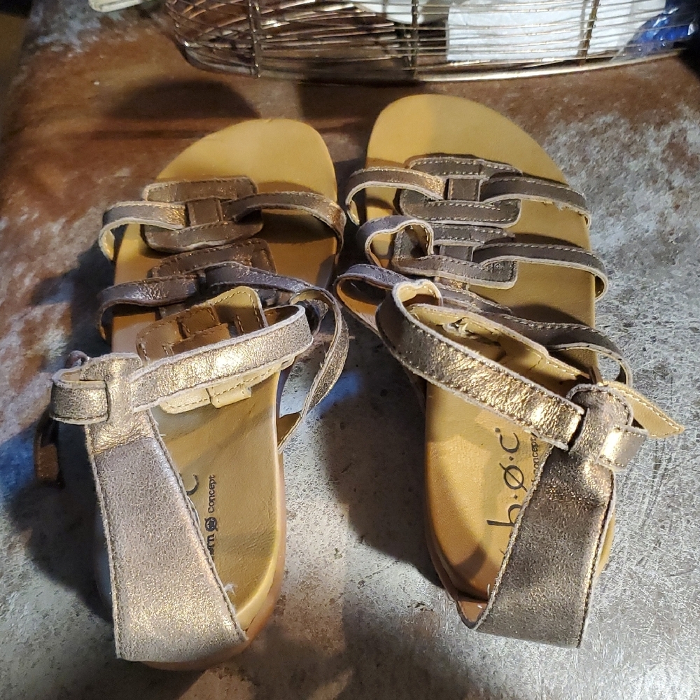b.o.c. Bronze Strappy Sandals - Picture 2 of 5